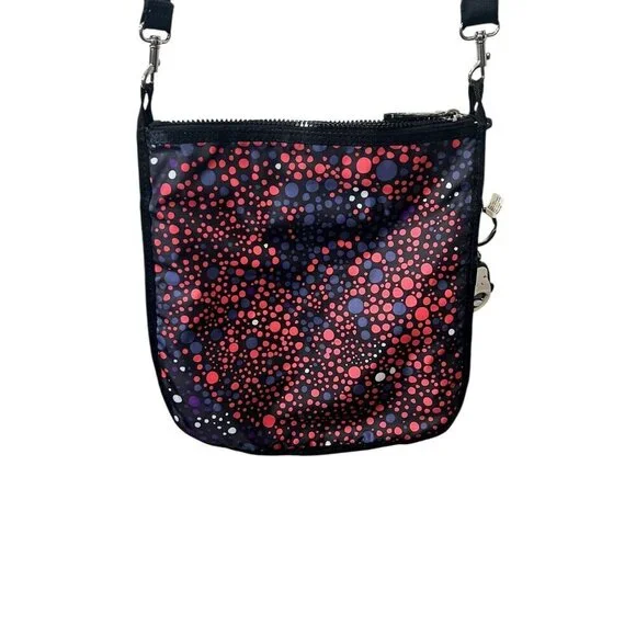 Kipling Grilla Grirlz Black/Red Polka Dot Crossbody Bag Adjustable Strap NWOT - Picture 3 of 7